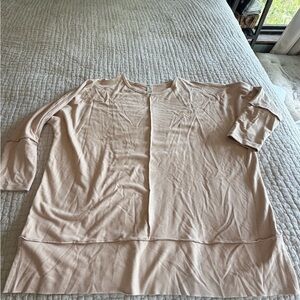 Spanx tunic top- blush/beige, XL